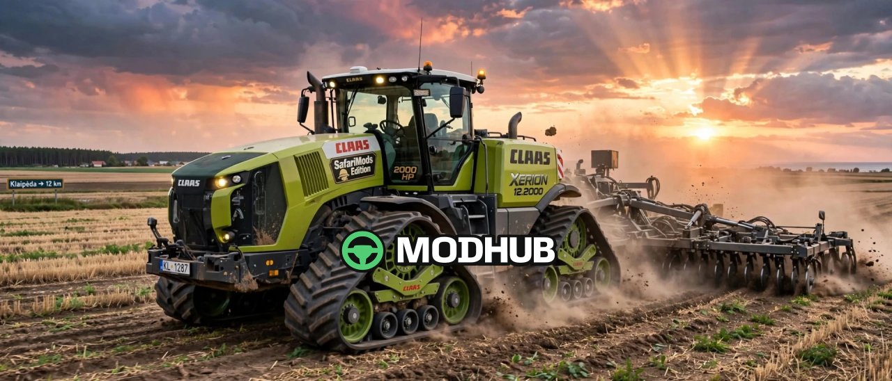 Claas Xerion 12 SAFARI Edit v2.0 Tractor voor FS25