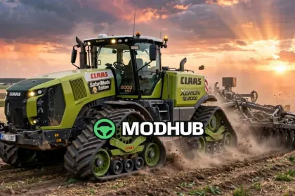 Claas Xerion 12 SAFARI Edit v2.0 Tractor voor FS25 — 3