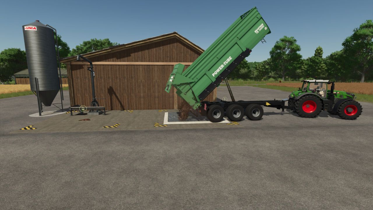 Efektywna tartak Chip N' Wood Sawmill dla FS25 — deski, belki i panele ścienne