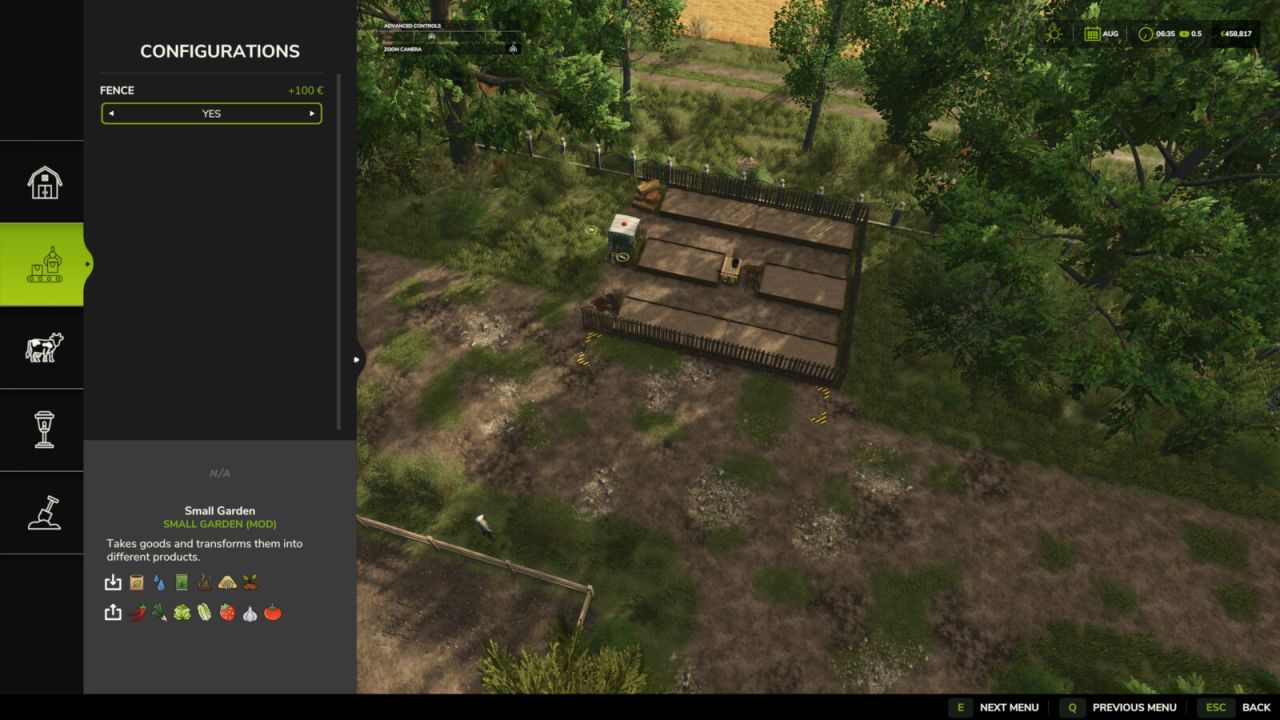 Ефективний Small Garden — Компактний Город для Натурального Вирощування у FS25 - Скріншоти