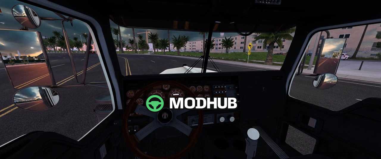 Brewbuilt Kenworth W900 L/B v1.2.5 vrachtwagen voor ATS