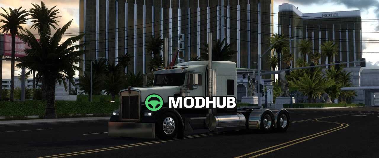 Brewbuilt Kenworth W900 L/B v1.2.5 vrachtwagen voor ATS