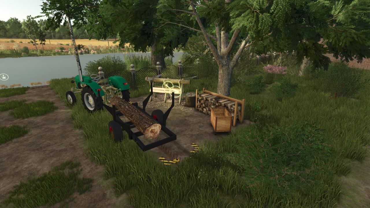 Efficient Small Production: Composter + Wood Splitter + Warehouse for FS25