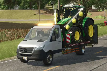 John Deere 6M Edit Tractor voor Farming Simulator 25 — 4