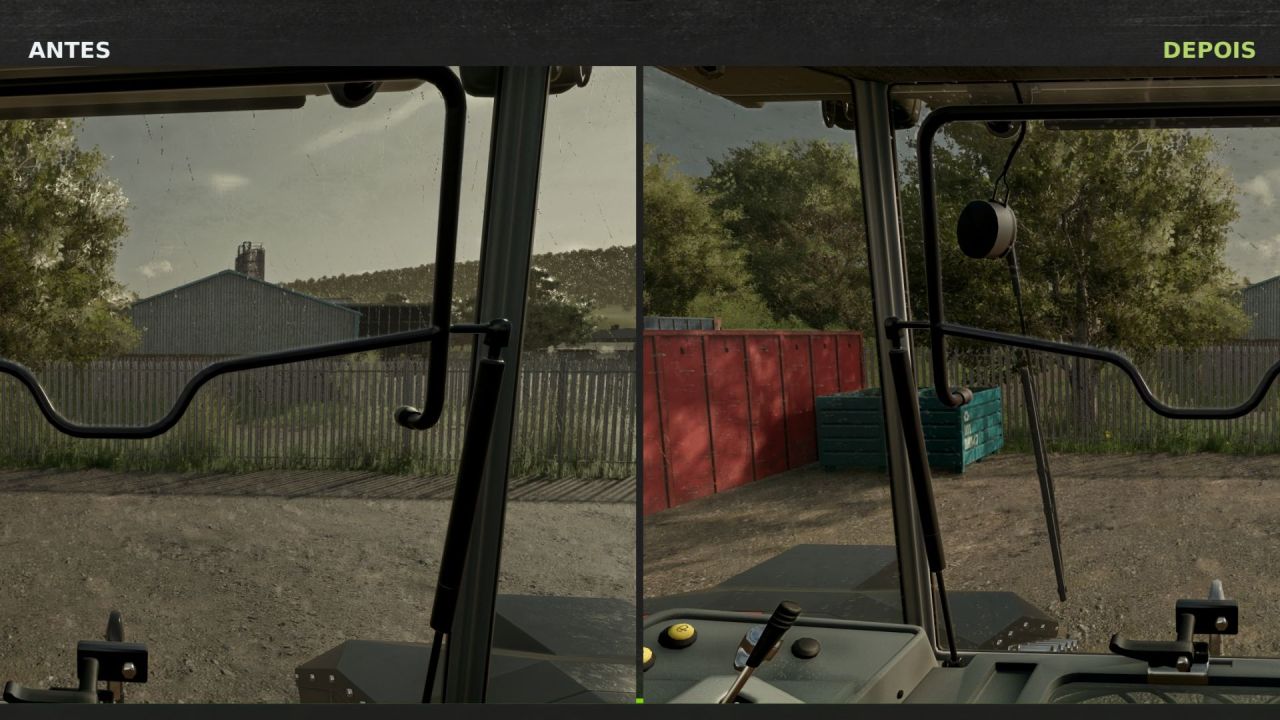 Rain Vision Dynamic Mod voor Farming Simulator 25