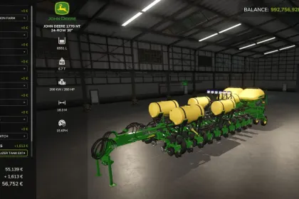 John Deere 1770 NT RCR zaaimachine voor Farming Simulator 25 — 5