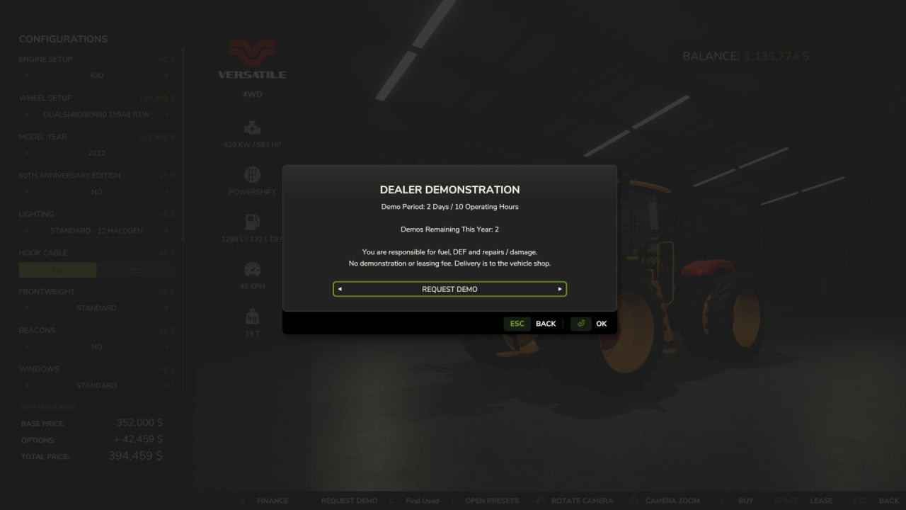 Apparatuur demonstratie voor Farming Simulator 25