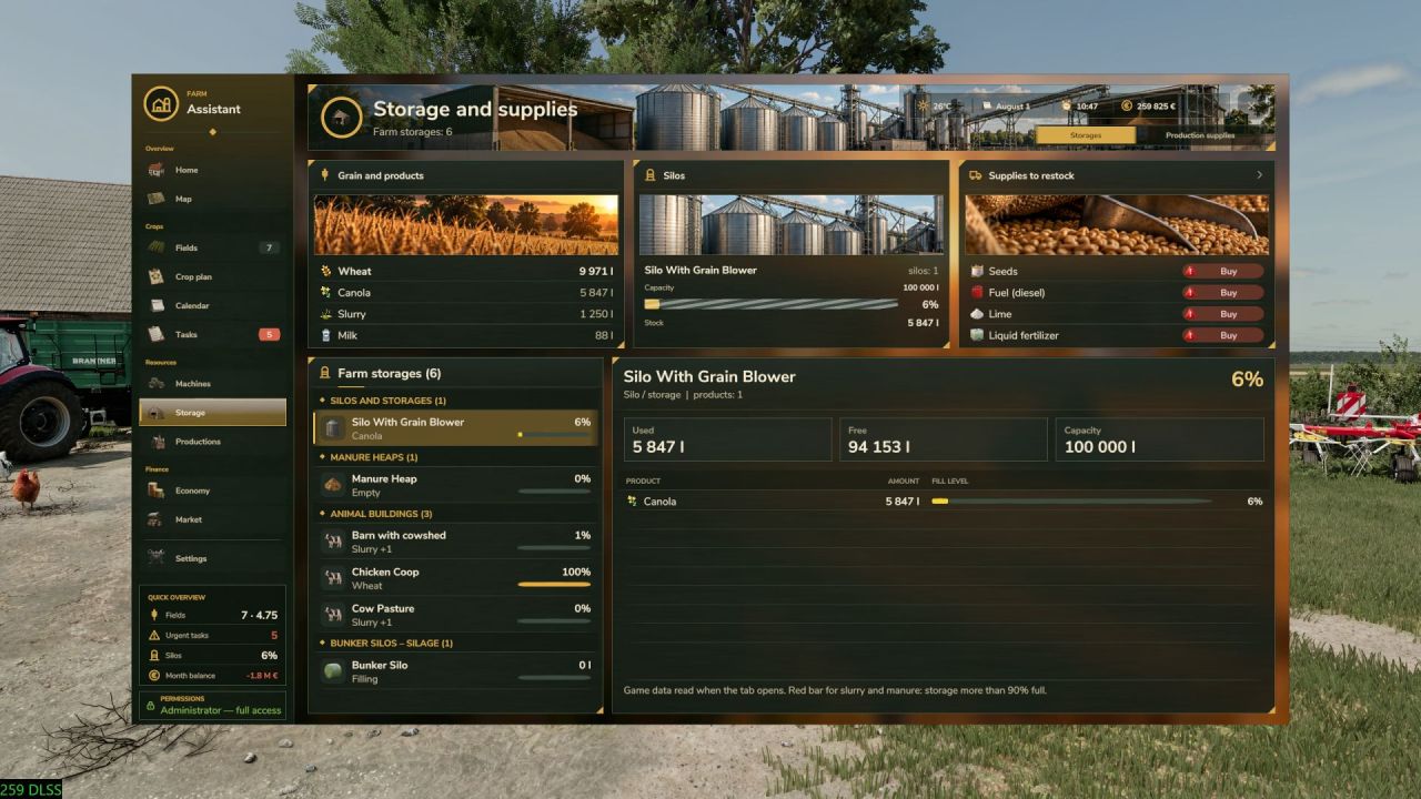 FarmAssistent voor Farming Simulator 25