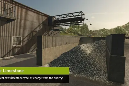 Efficient Limestone Quarry And Crusher — Quarry, Crusher and Lime Selling Point for FS25 — 3