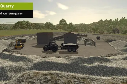 Efficient Limestone Quarry And Crusher — Quarry, Crusher and Lime Selling Point for FS25 — 4
