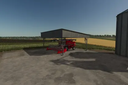 Міцний Сталевий Ангар Shed BIN 12x10 м для Техніки у Farming Simulator 25 — 2