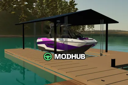 Mod für Dekorationen Bootssteg V1000 für Farming Simulator 25 — 1