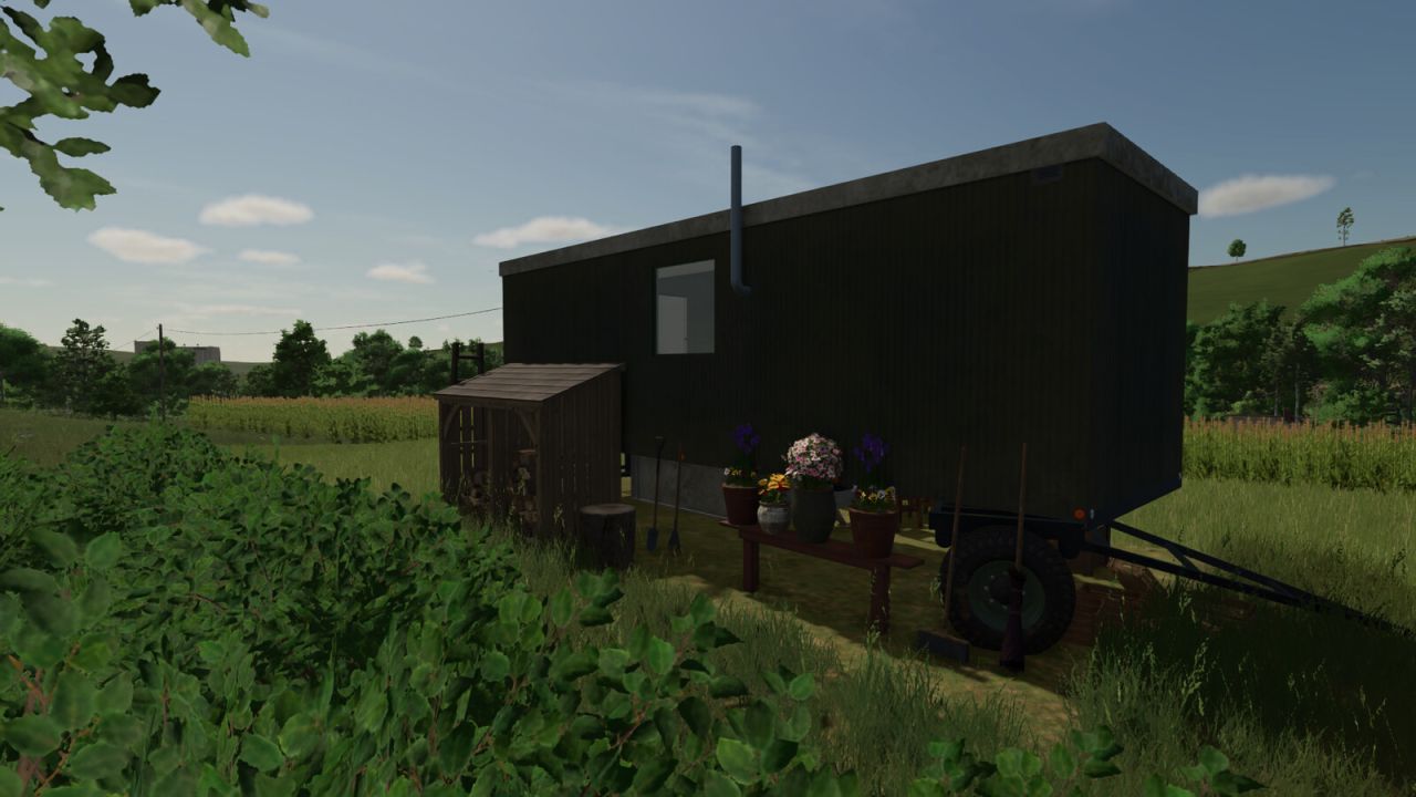 Економний Будинок на Колесах Mobile Home для Старту у Farming Simulator 25