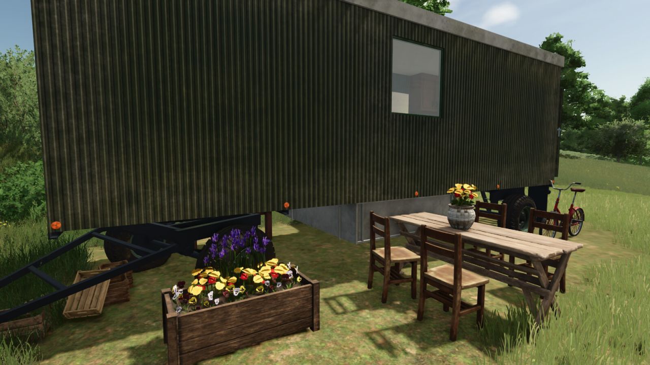 Економний Будинок на Колесах Mobile Home для Старту у Farming Simulator 25