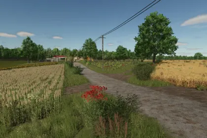 Legendarny Map Lipinki dla Farming Simulator 25 — Polska Mapa z Produkcją i Nowymi Kulturami — 1