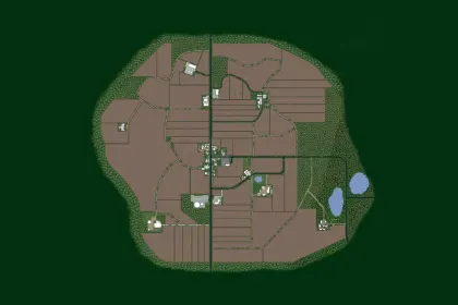 Legendarny Map Lipinki dla Farming Simulator 25 — Polska Mapa z Produkcją i Nowymi Kulturami — 2