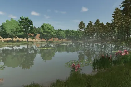 Нова Карта Cybuchowo для Farming Simulator 25 — 193 Поля, Ліси та Виробництва — 1