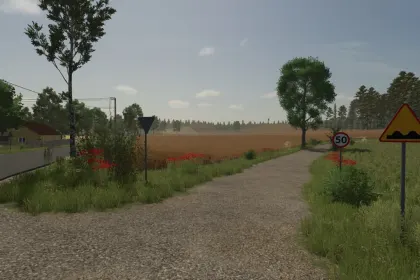 Нова Карта Cybuchowo для Farming Simulator 25 — 193 Поля, Ліси та Виробництва — 4