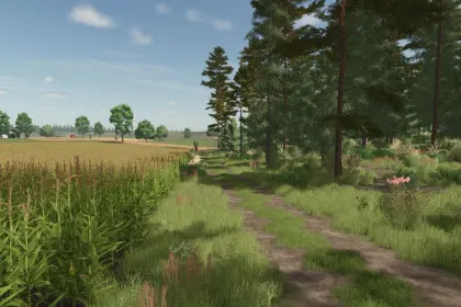 Нова Карта Cybuchowo для Farming Simulator 25 — 193 Поля, Ліси та Виробництва — 6