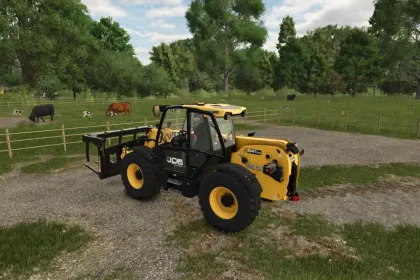 Ефективний Телехендлер JCB Agri Loadall для Ферм і Складів у FS25 — 2