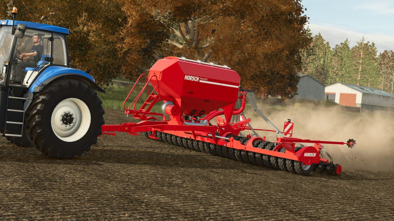 Effiziente Sämaschine Horsch Pronto DC 7–9 m für schnelles Säen in Farming Simulator 25
