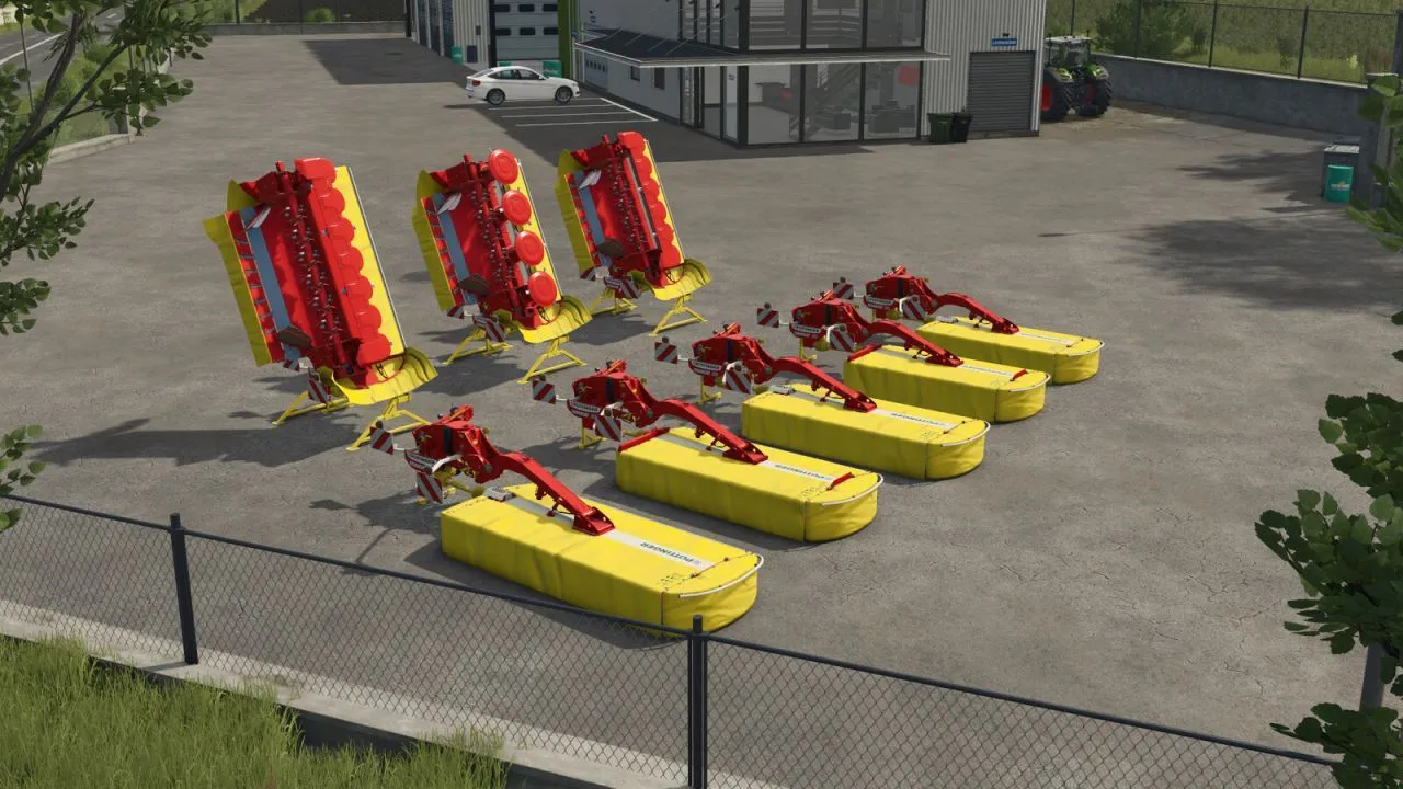 Efektywny Pak Kosiarek Pöttinger NOVA-/EUROCAT Pack do Szybkiego Zbioru Siana w FS25