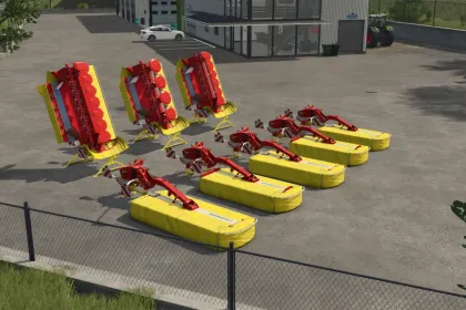 Efektywny Pak Kosiarek Pöttinger NOVA-/EUROCAT Pack do Szybkiego Zbioru Siana w FS25