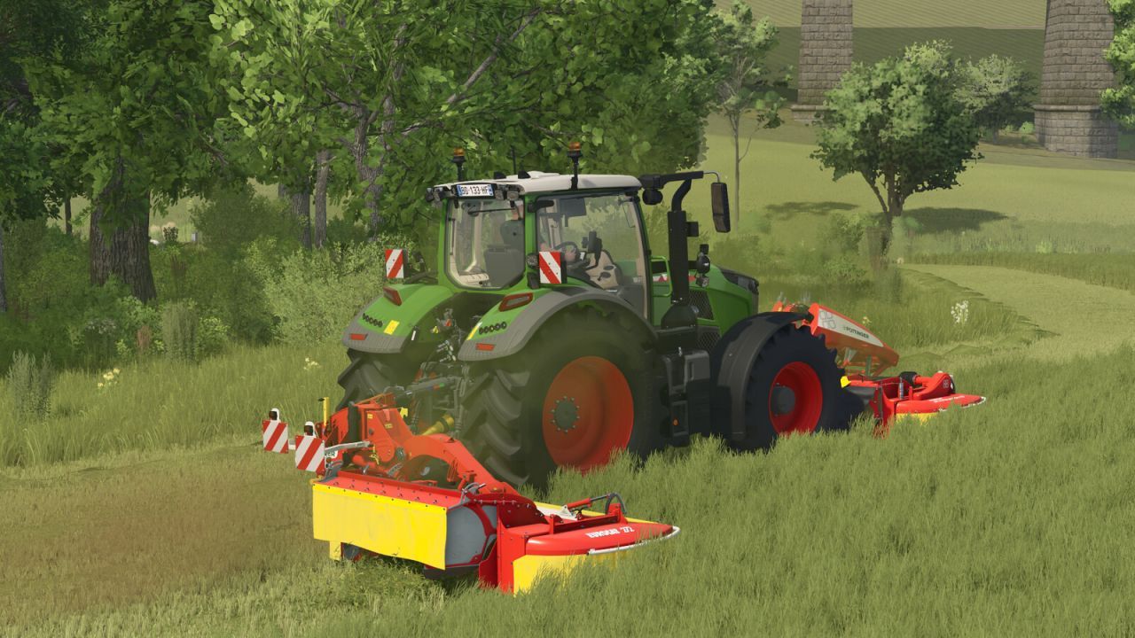 Efektywny Pak Kosiarek Pöttinger NOVA-/EUROCAT Pack do Szybkiego Zbioru Siana w FS25