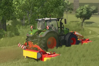 Efektywny Pak Kosiarek Pöttinger NOVA-/EUROCAT Pack do Szybkiego Zbioru Siana w FS25 — 4