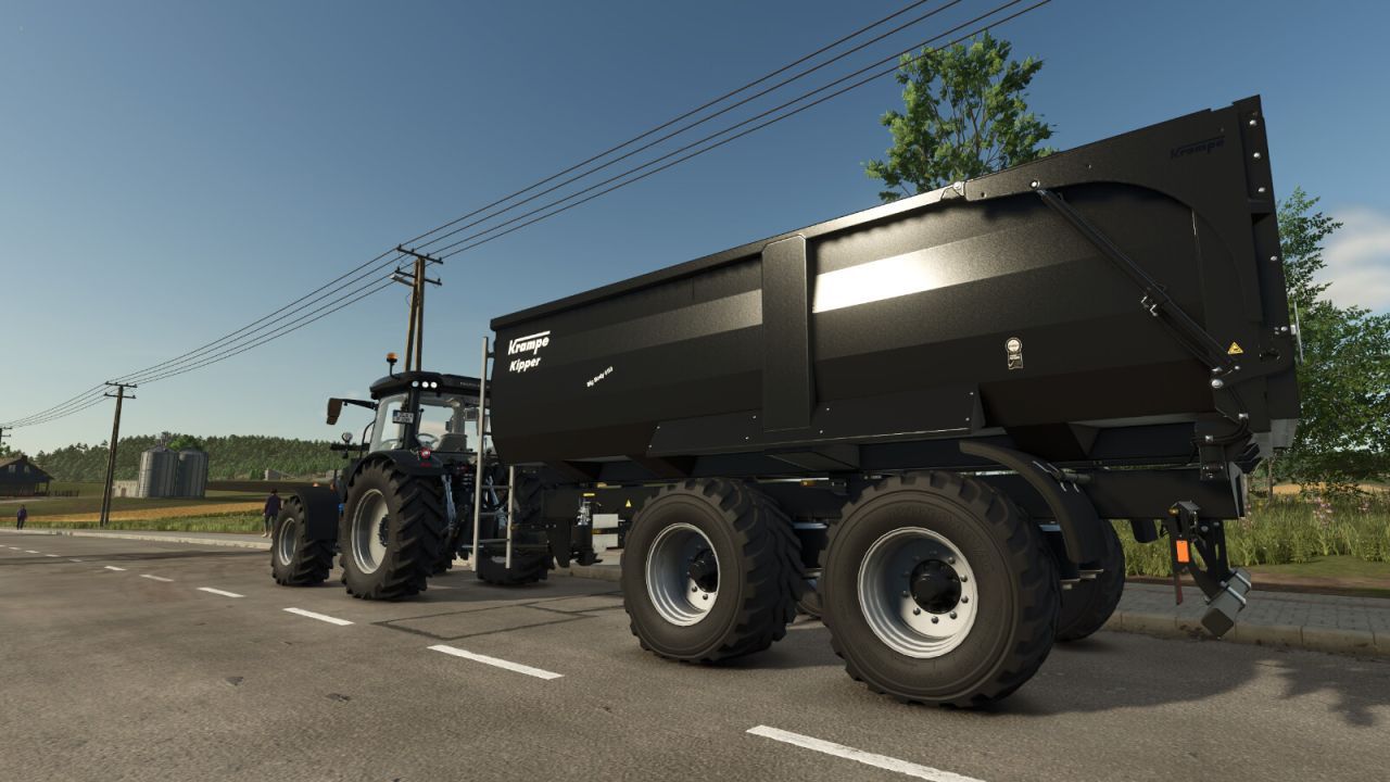 Effektiver Krampe Big Body 650 Anhänger für Schwertransporte in FS25
