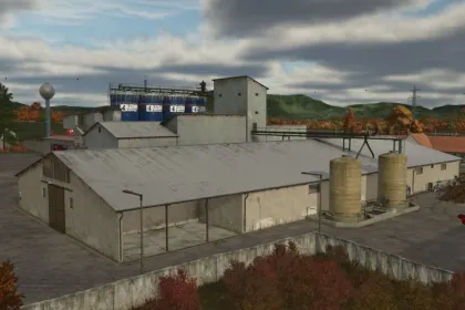 Efektywny kompleks Lizard Grain Storage i Pig Food Maker — Magazyn ziarna i Karmownik dla świń w FS25 — 3