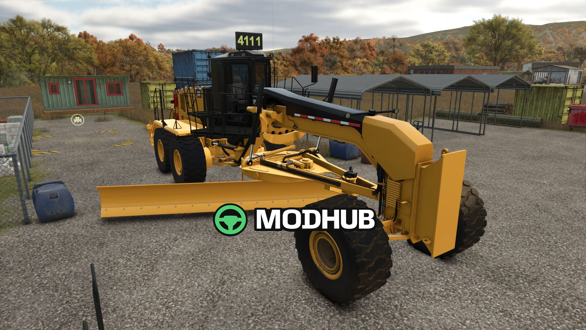 Mod na Ładowarki Caterpillar 18m3 V1000 dla Farming Simulator 25