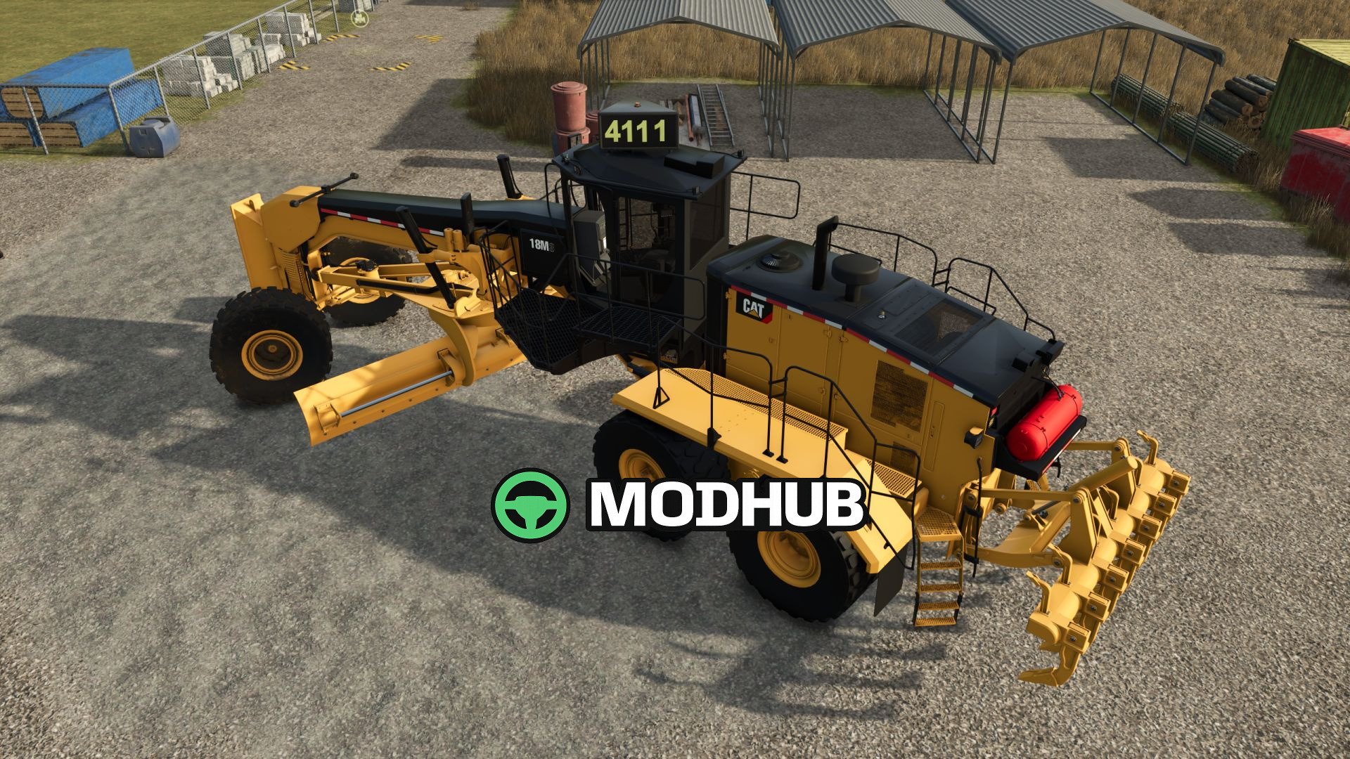 Mod na Ładowarki Caterpillar 18m3 V1000 dla Farming Simulator 25