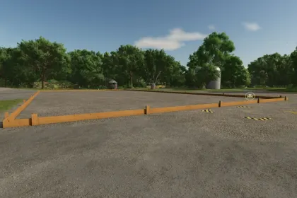 Новий Великий Сарай Large Pole Barn з 6 Стадіями Будівництва для Farming Simulator 25