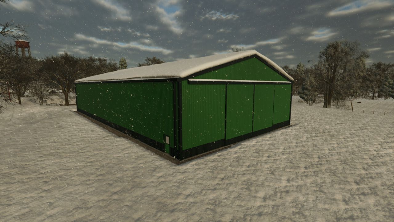 Neuer Großer Schuppen Large Pole Barn mit 6 Bauphasen für Farming Simulator 25