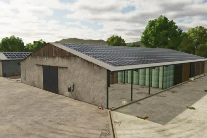 Універсальні Ангари Lizard Multipurpose Sheds — Потужні Сховища для Техніки, Тюків і Піддонів у FS25 — 1