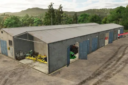 Універсальні Ангари Lizard Multipurpose Sheds — Потужні Сховища для Техніки, Тюків і Піддонів у FS25 — 3