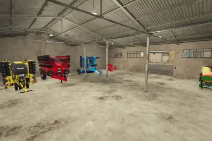 Універсальні Ангари Lizard Multipurpose Sheds — Потужні Сховища для Техніки, Тюків і Піддонів у FS25 — 4