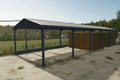 Універсальні Ангари Lizard Multipurpose Sheds — Потужні Сховища для Техніки, Тюків і Піддонів у FS25 — 6