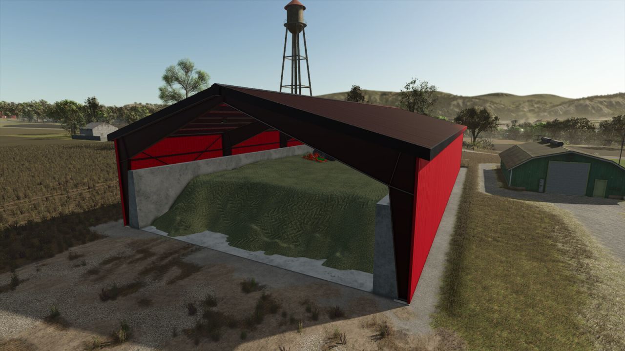 Praktisches Large Metal Pavilion Pack — Große Metallhallen für Technik in FS25