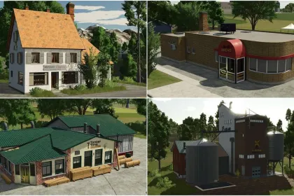 Efektywny Zestaw Punktów Produkcji — 12 Fabryk z FS22 dla Farming Simulator 25 — 1