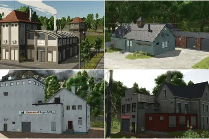 Efektywny Zestaw Punktów Produkcji — 12 Fabryk z FS22 dla Farming Simulator 25 — 3