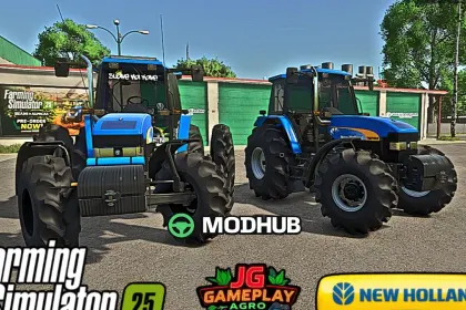 New Holland TM 7020 Tractor (rijst) V1.0 voor FS25 — 2