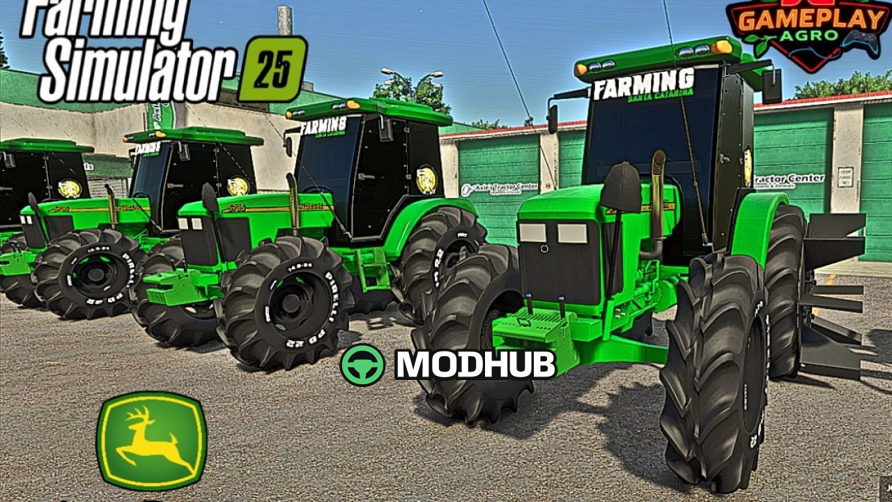Трактор John Deere 5705 з кабіною (рисівництво) V1.0 для FS25