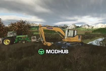 Escavatore Komatsu PC 60 Series per FS25 — 2