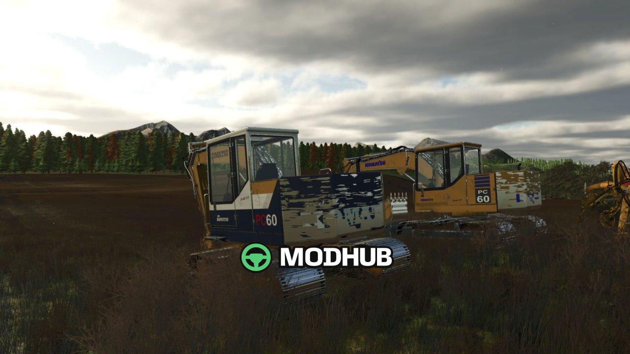 Escavatore Komatsu PC 60 Series per FS25