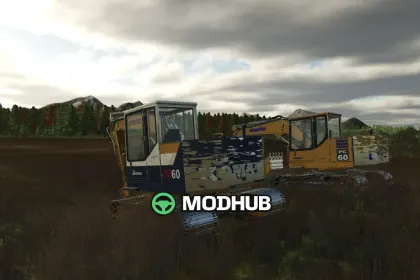 Escavatore Komatsu PC 60 Series per FS25 — 4