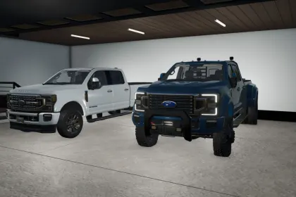 Потужний Пікап 2020 Ford Super-Duty Limited (F350/F450) для Важких Робіт у Farming Simulator 25