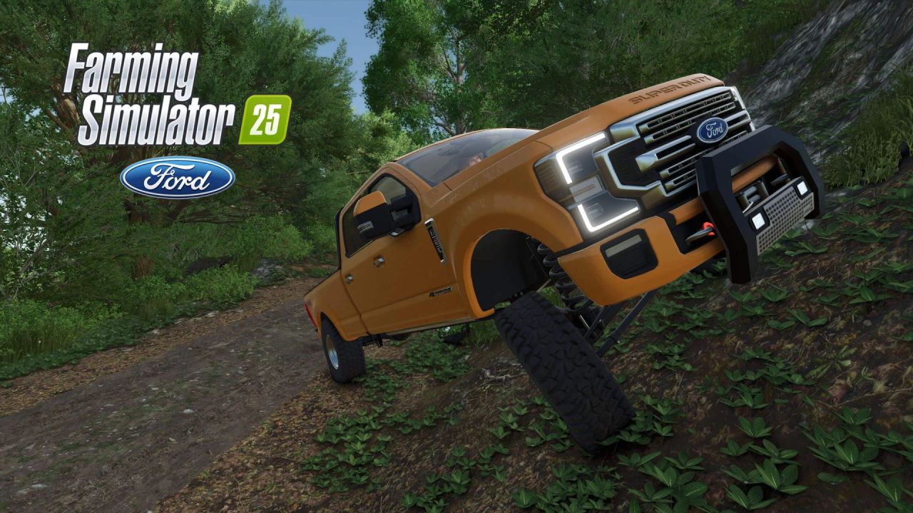 Mocny Pickup 2020 Ford Super-Duty Limited (F350/F450) do Ciężkich Prac w Farming Simulator 25