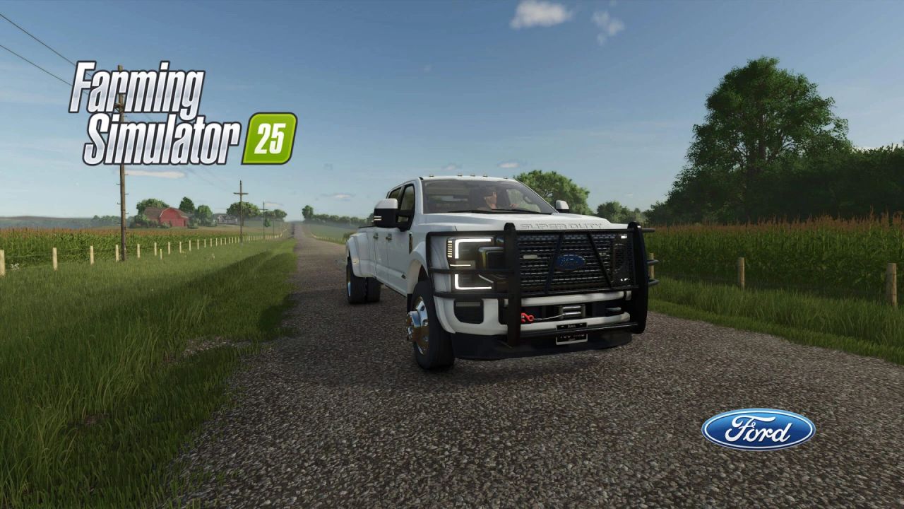 Mocny Pickup 2020 Ford Super-Duty Limited (F350/F450) do Ciężkich Prac w Farming Simulator 25